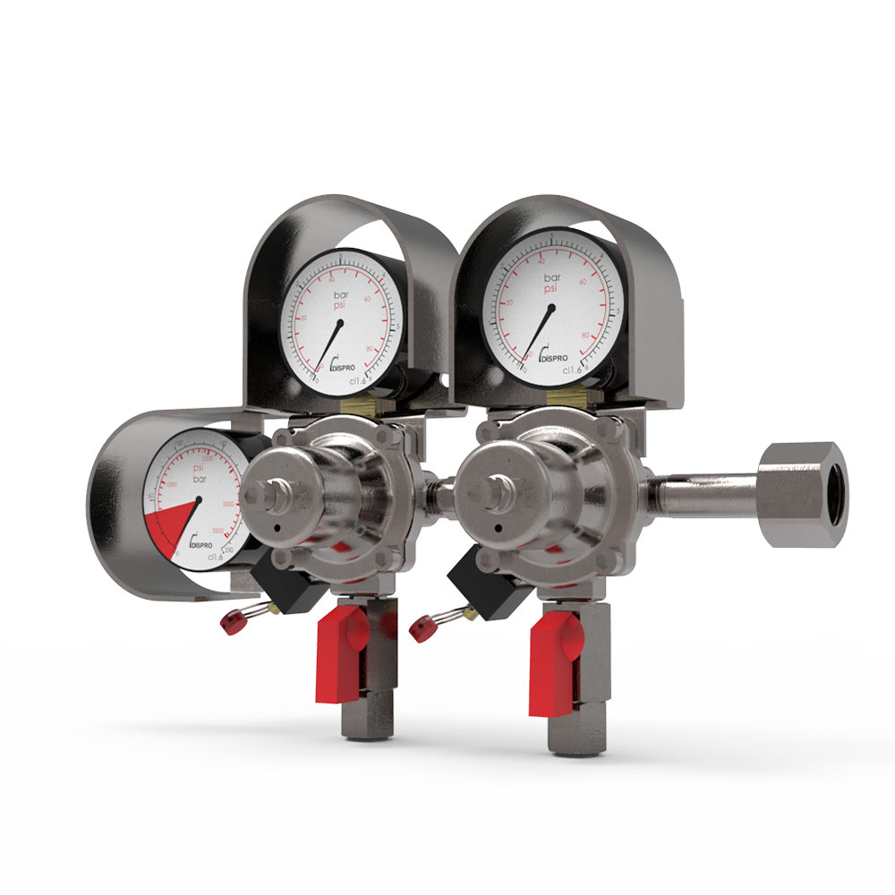 Regulador Plus 2 Cuerpos Dispro Rosca G1/2" JG5/16"