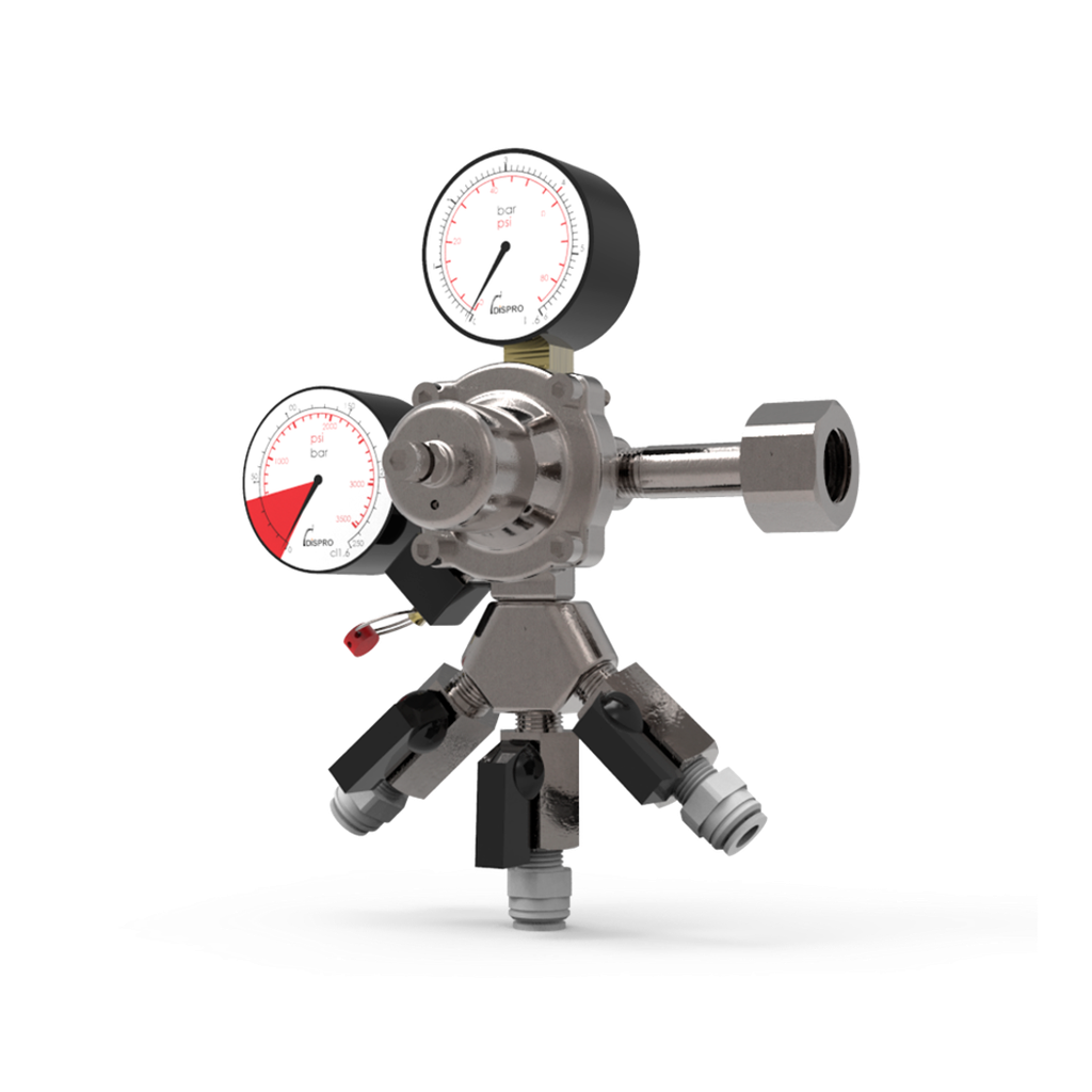 Regulador Eco 1 Cuerpo Dispro Rosca G1/2" 3 Espigas 5/16"