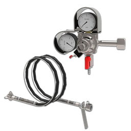 [PM058] Regulador Plus 1 Cuerpo Dispro HK G1/2" 2 Salidas 5/16" con Latiguillo