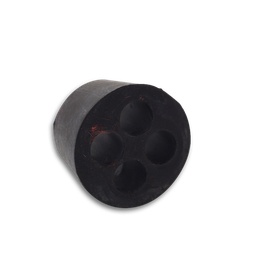 [CP044] Tapon de Goma 4 agujeros 9mm